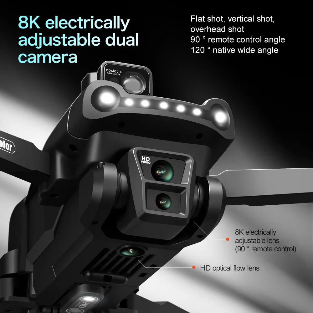 V198 8K GPS Drone – 48MP Camera, 3KM Range, Foldable Quadcopter