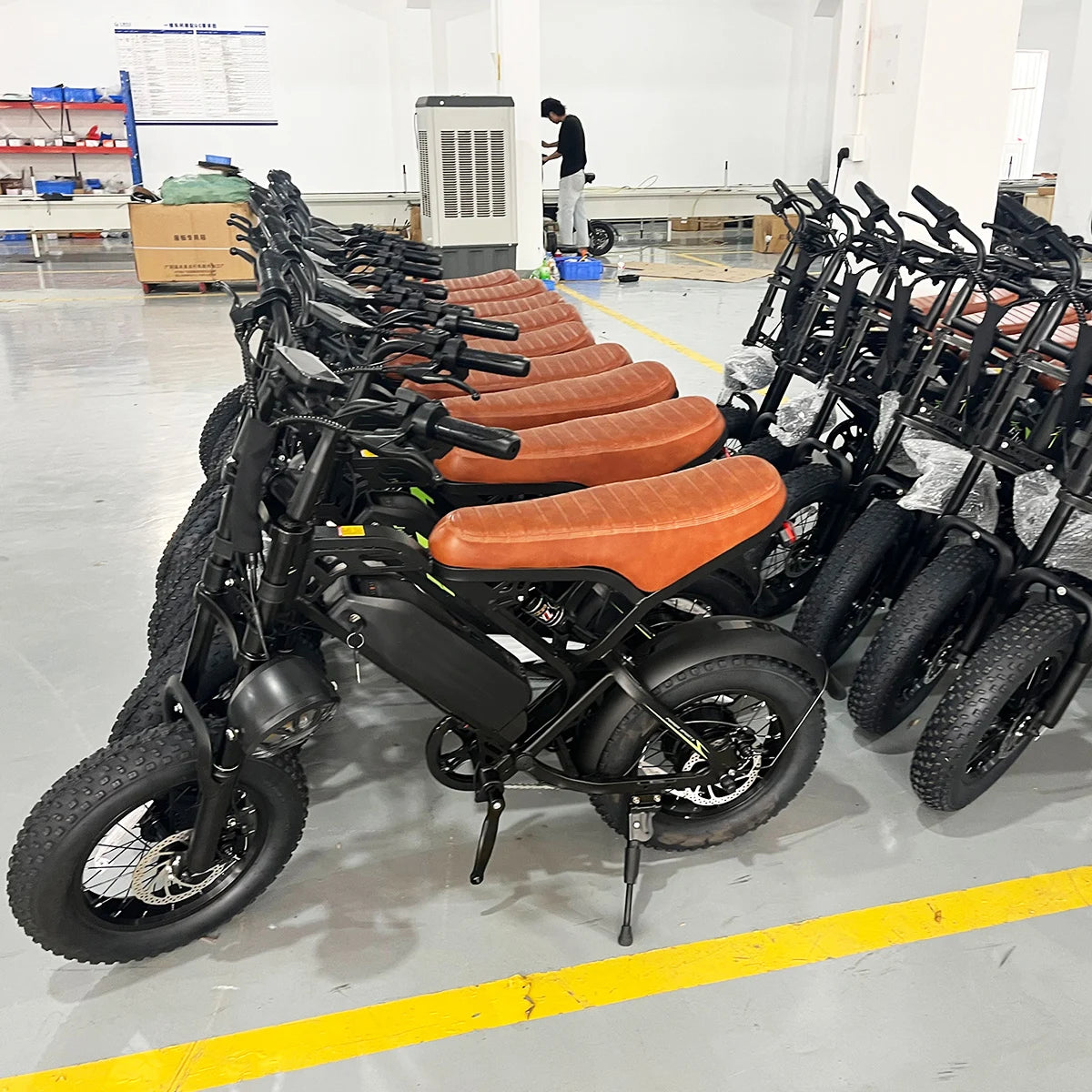 500W Retro Electric Dirt Bike – 48V Brushless Motor, Fat Tires, 5-Speed