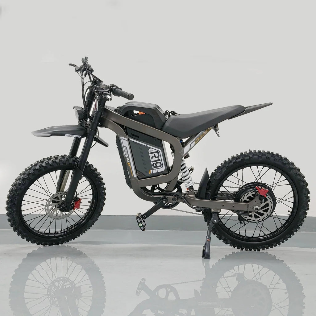 3000W Electric Dirt Bike – 72V 40AH Battery, 80 km/h, Hydraulic Disc Brakes