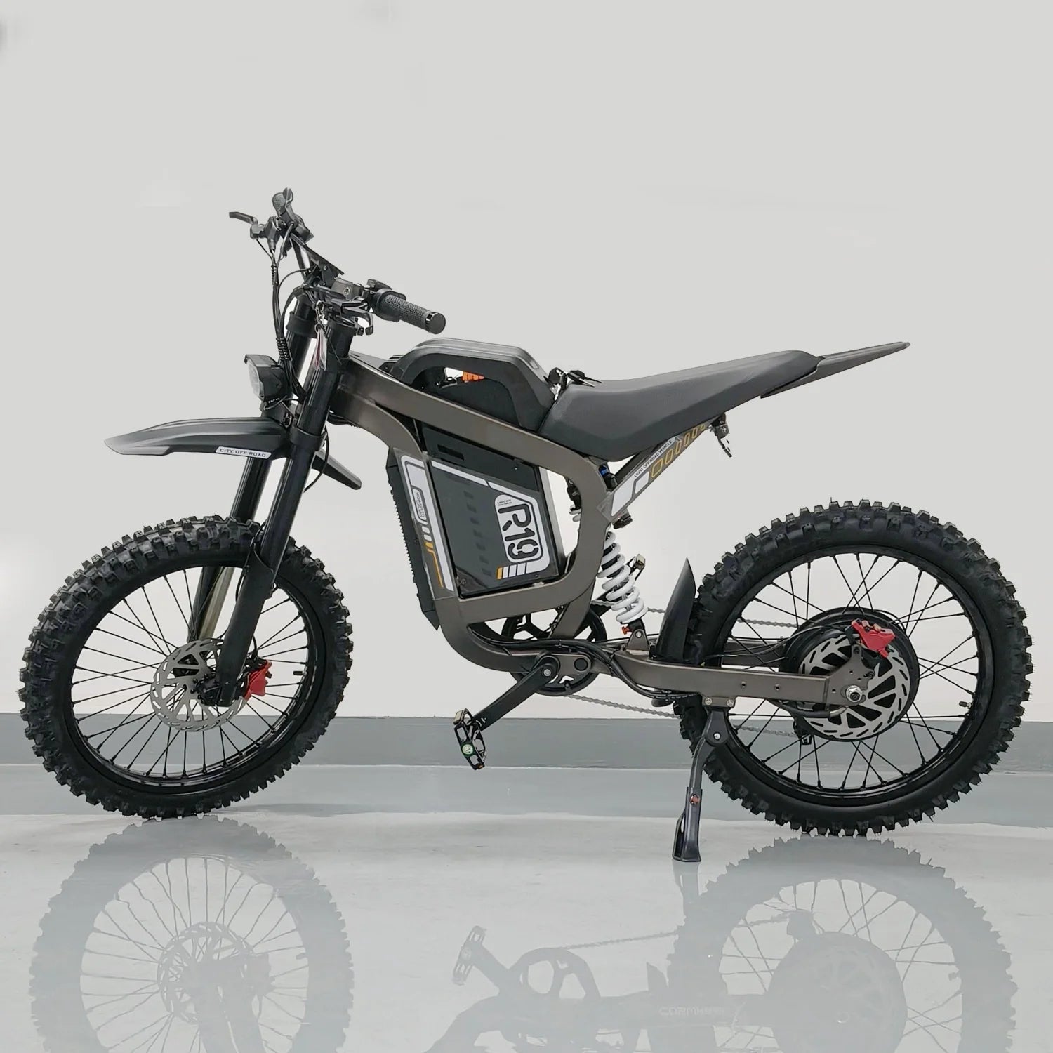 3000W Electric Dirt Bike – 72V 40AH Battery, 80 km/h, Hydraulic Disc Brakes