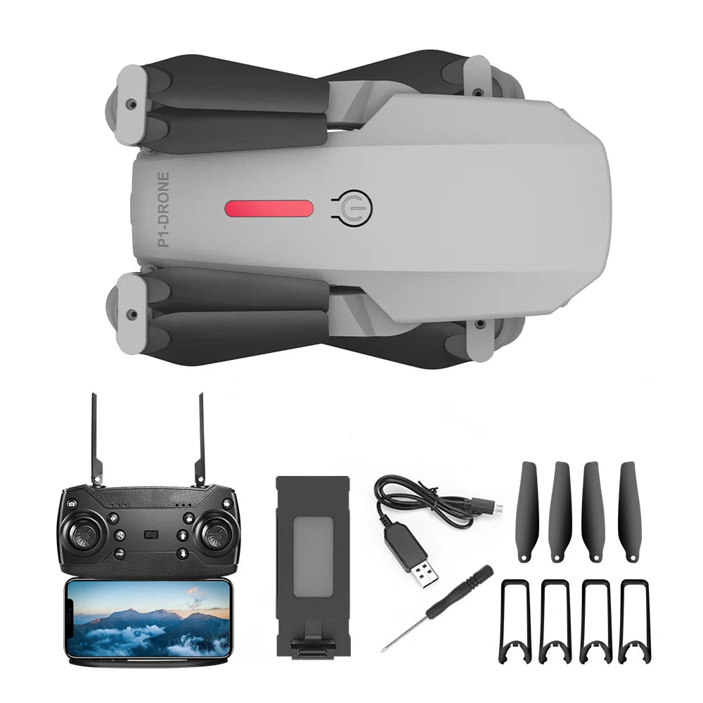 E88 Pro Foldable Drone — 4K HD Dual Camera, WiFi FPV & 15-Min Flight