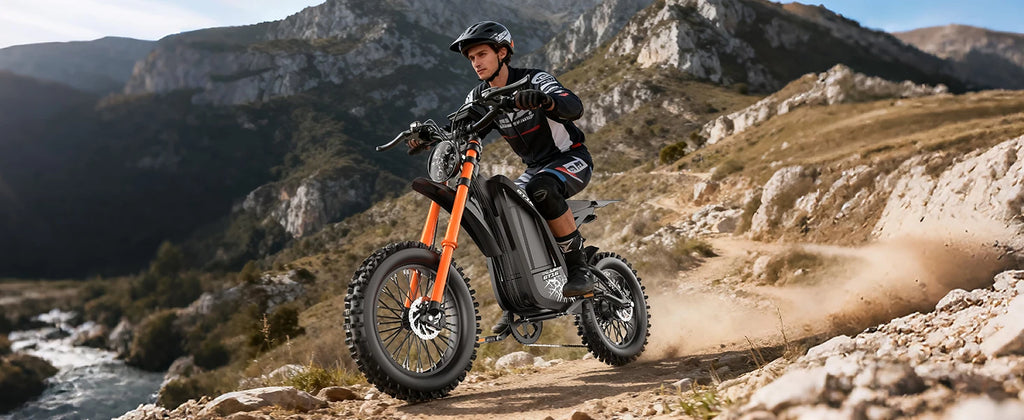 GT16 1500W Electric Motorcycle – 48V 25AH Battery, 65-Mile Range, 35 MPH