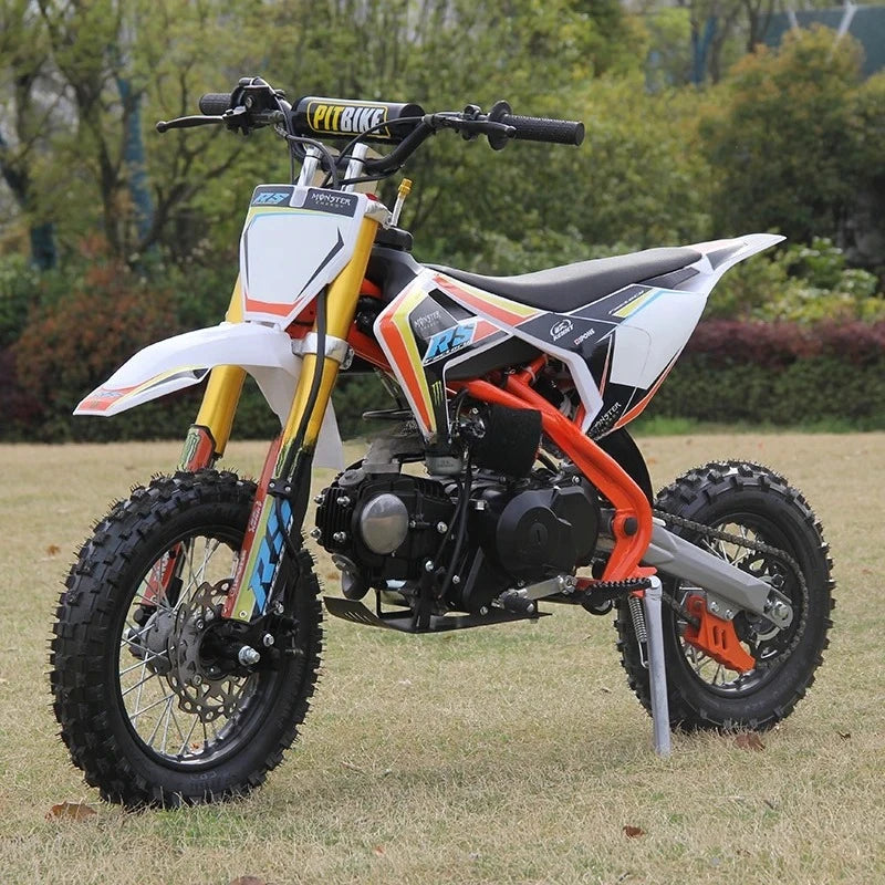 125cc Dirt Bike – 4-Stroke Pit Bike with Kick & Electric Start