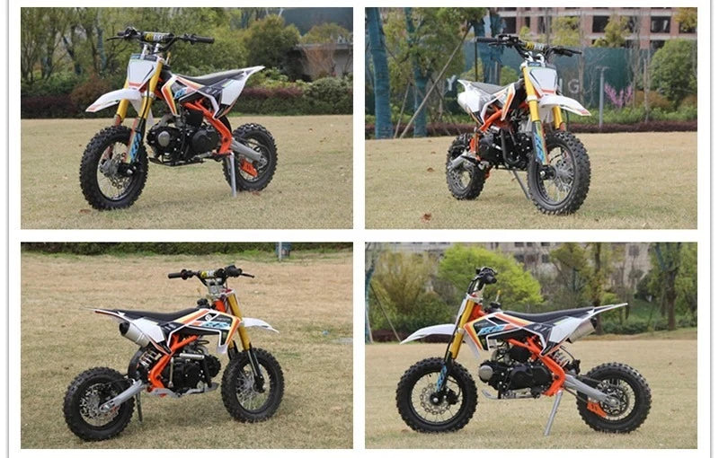 125cc Dirt Bike – 4-Stroke Pit Bike with Kick & Electric Start
