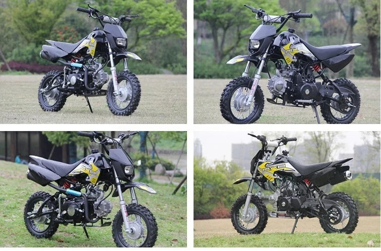 125cc Dirt Bike – 4-Stroke Pit Bike with Kick & Electric Start