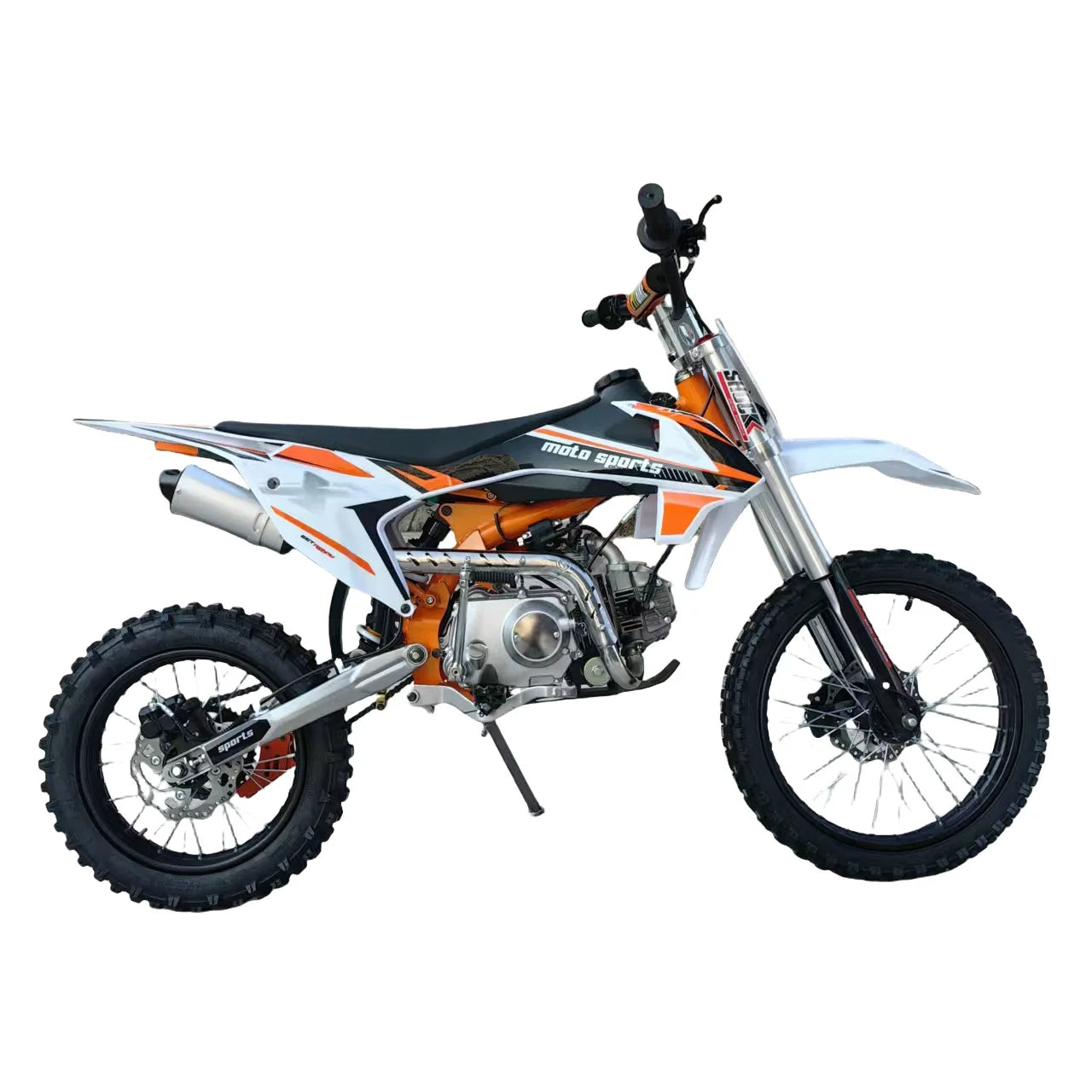 125cc Dirt Bike – 4-Stroke Pit Bike with Kick & Electric Start