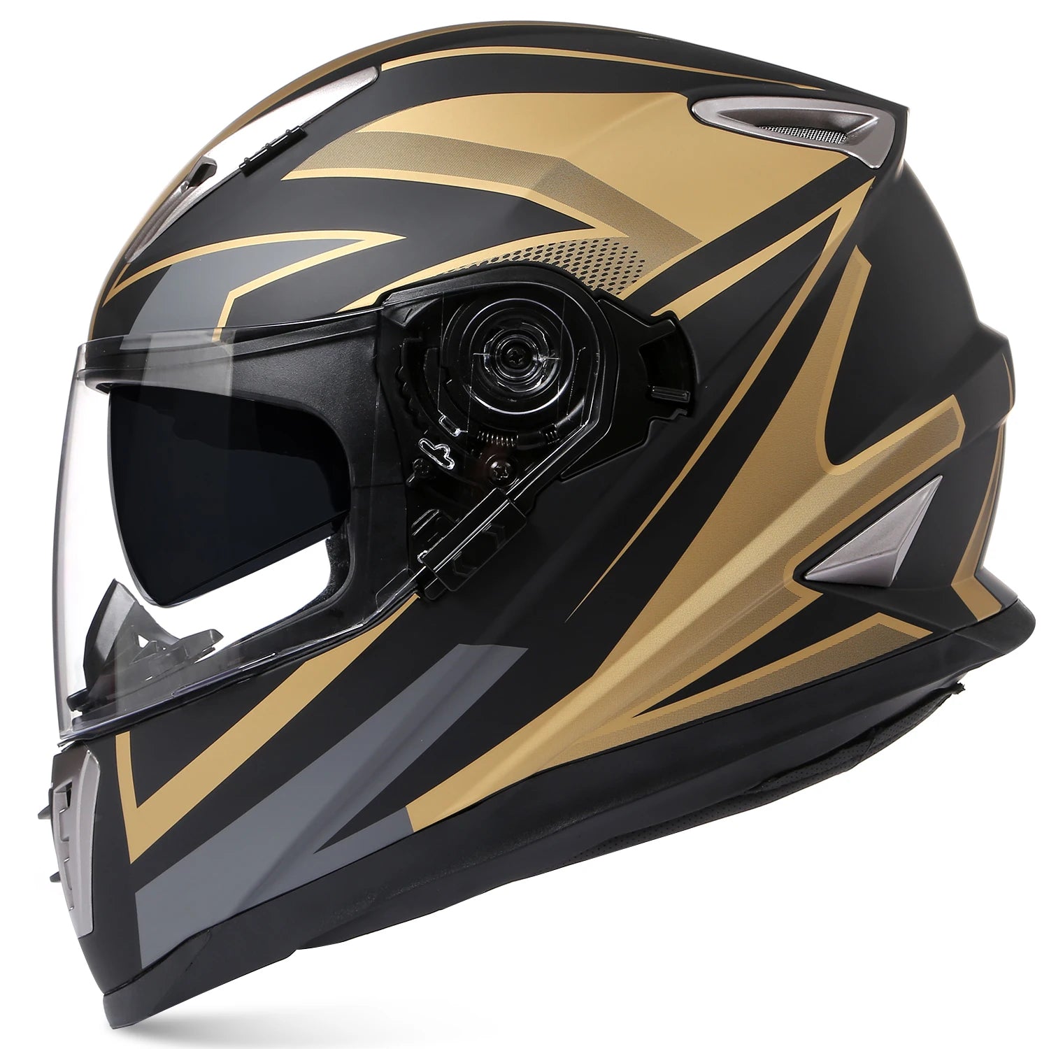 Full Face Motorcycle Helmet – DOT Approved, ABS Shell, M/L/XL