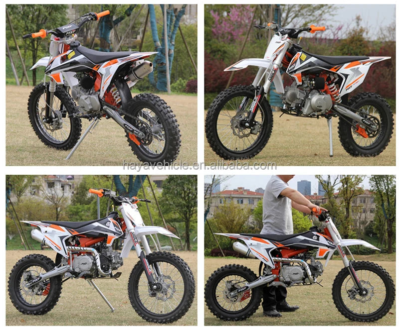 125cc Dirt Bike – 4-Stroke Pit Bike with Kick & Electric Start
