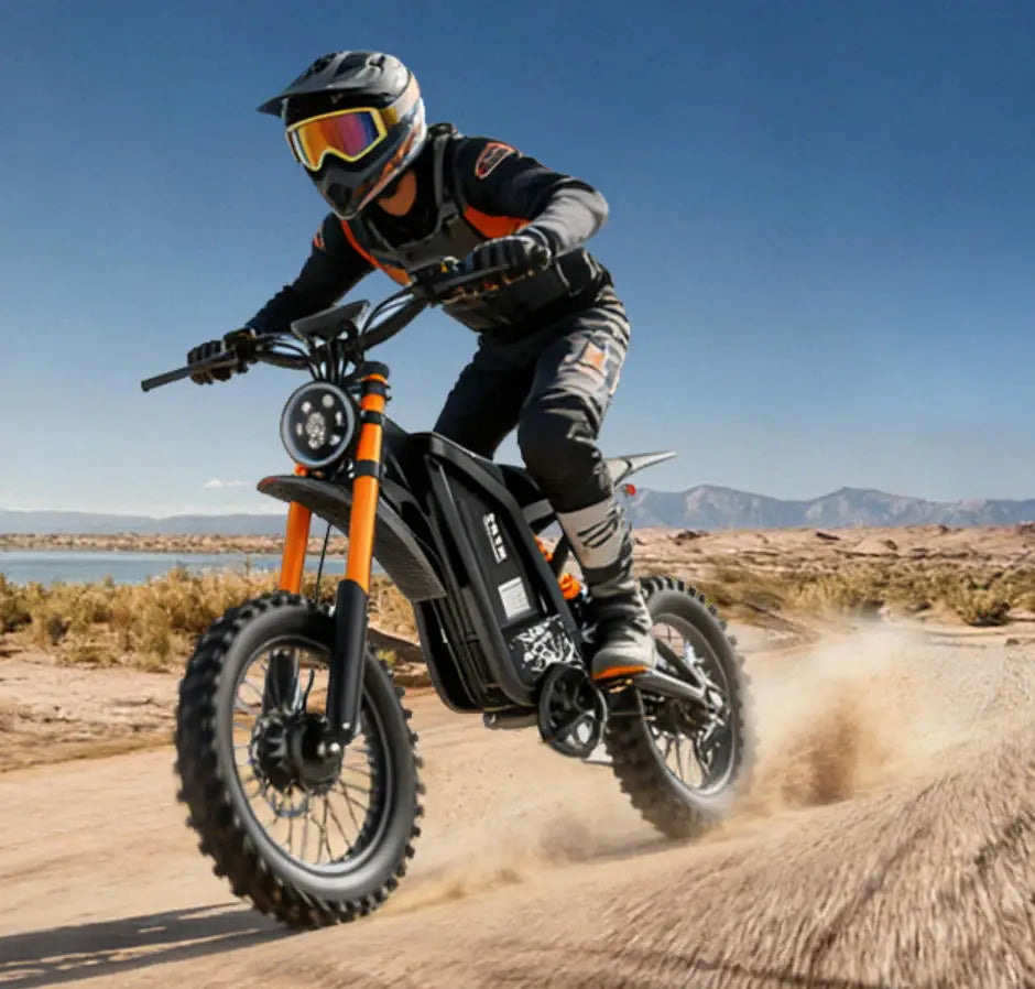 GT16 1500W Electric Motorcycle – 48V 25AH Battery, 65-Mile Range, 35 MPH