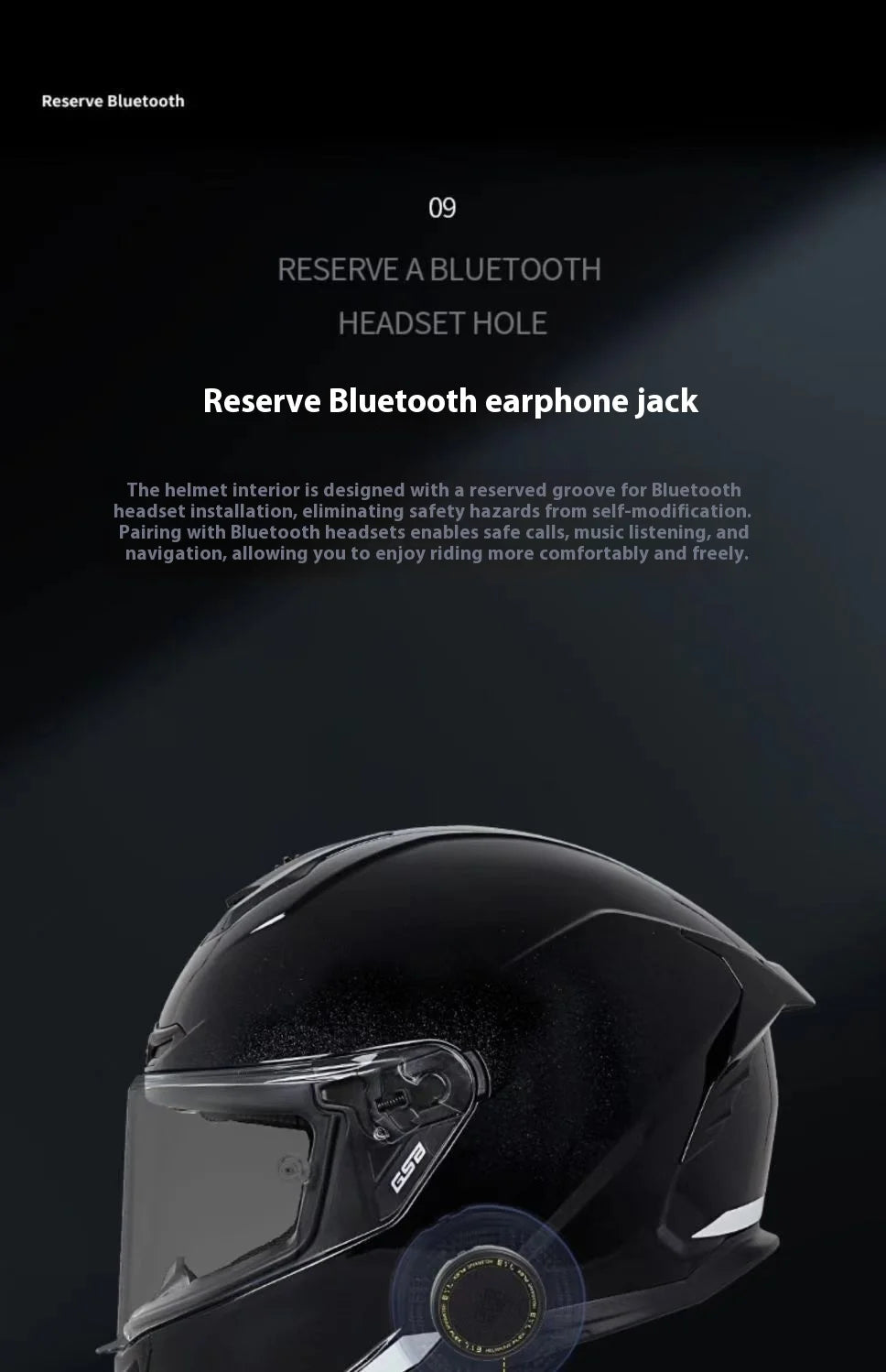 Bluetooth Smart Cycling Helmet – Built-in Communication, All-Season, S–XXXL